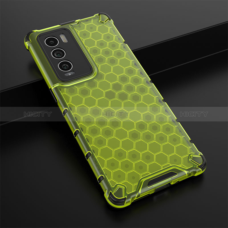 Custodia Silicone Trasparente Laterale 360 Gradi Cover AM1 per Realme GT Master Explorer 5G Verde