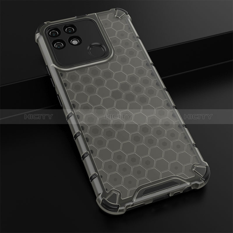 Custodia Silicone Trasparente Laterale 360 Gradi Cover AM1 per Realme Narzo 50A Nero