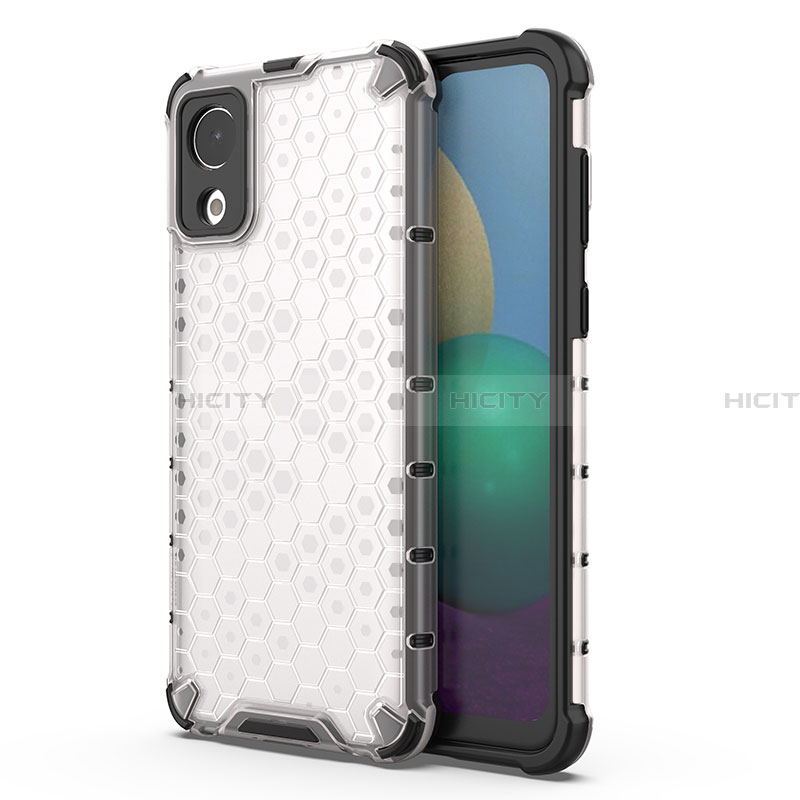 Custodia Silicone Trasparente Laterale 360 Gradi Cover AM1 per Samsung Galaxy A03 Core