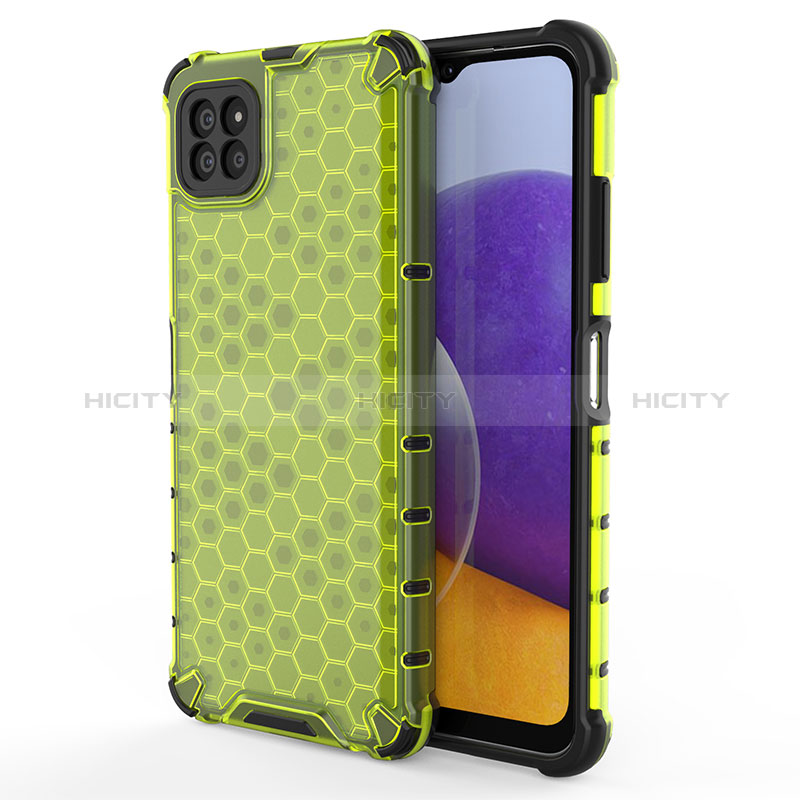 Custodia Silicone Trasparente Laterale 360 Gradi Cover AM1 per Samsung Galaxy A22s 5G