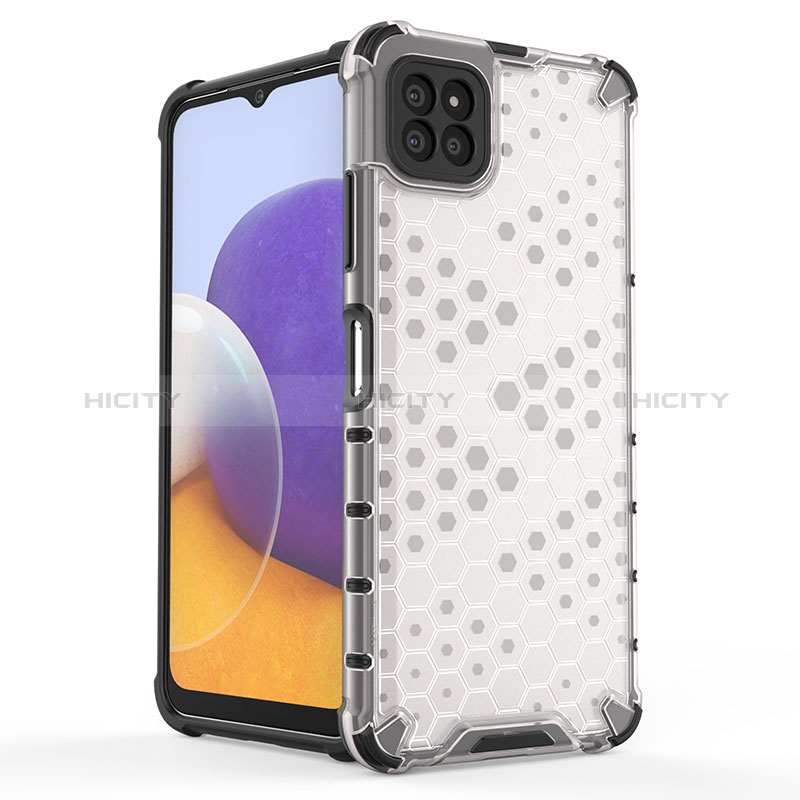 Custodia Silicone Trasparente Laterale 360 Gradi Cover AM1 per Samsung Galaxy A22s 5G