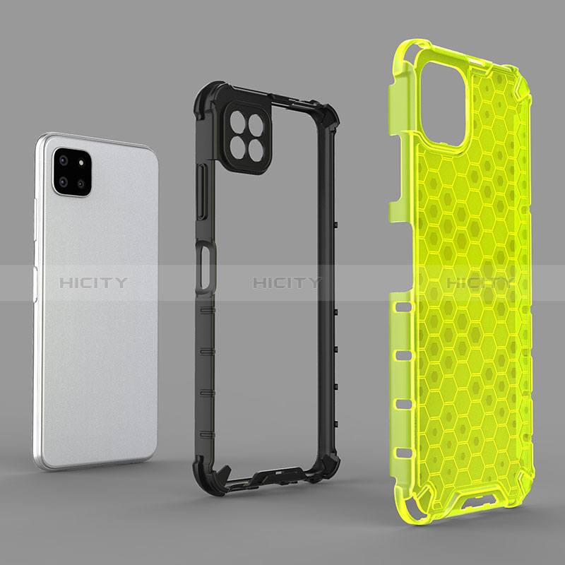 Custodia Silicone Trasparente Laterale 360 Gradi Cover AM1 per Samsung Galaxy A22s 5G