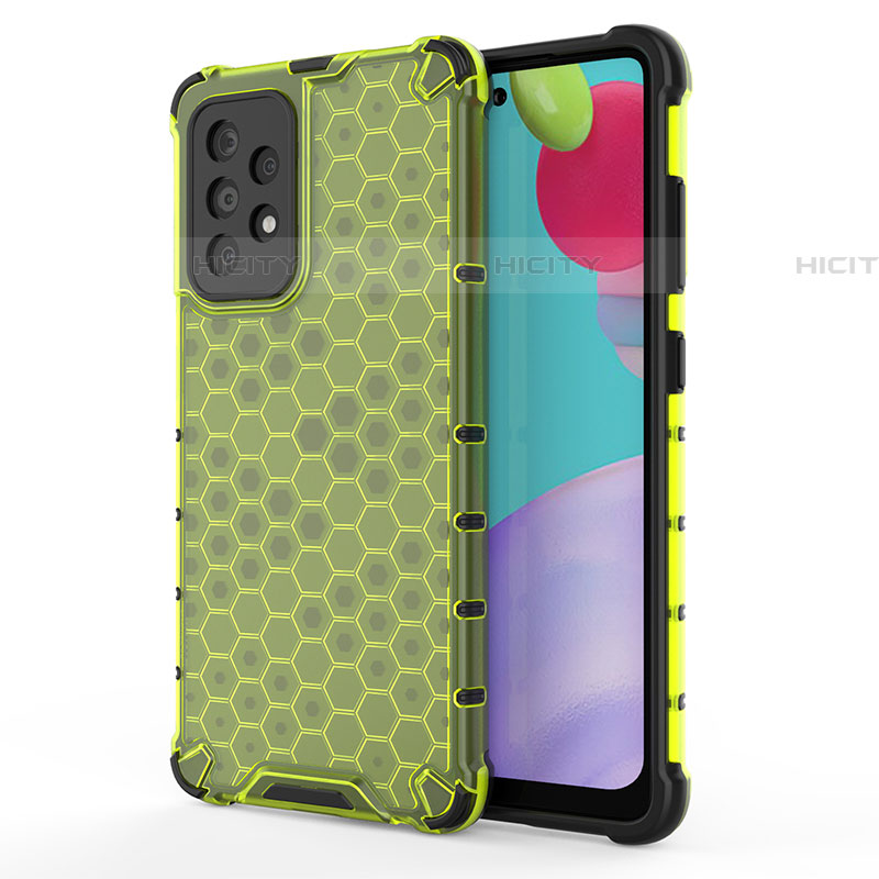 Custodia Silicone Trasparente Laterale 360 Gradi Cover AM1 per Samsung Galaxy A52 4G Verde