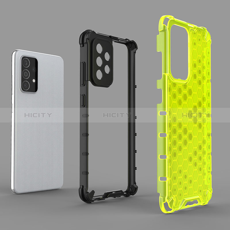 Custodia Silicone Trasparente Laterale 360 Gradi Cover AM1 per Samsung Galaxy A52s 5G