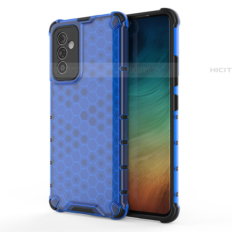 Custodia Silicone Trasparente Laterale 360 Gradi Cover AM1 per Samsung Galaxy A54 5G Blu