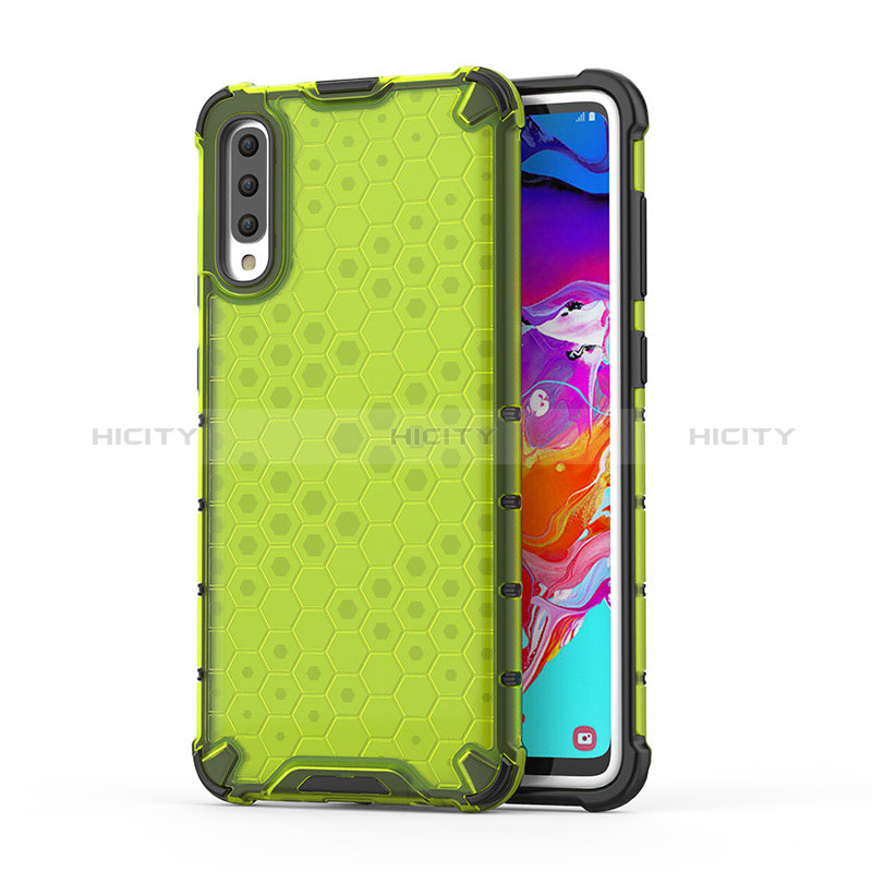 Custodia Silicone Trasparente Laterale 360 Gradi Cover AM1 per Samsung Galaxy A70