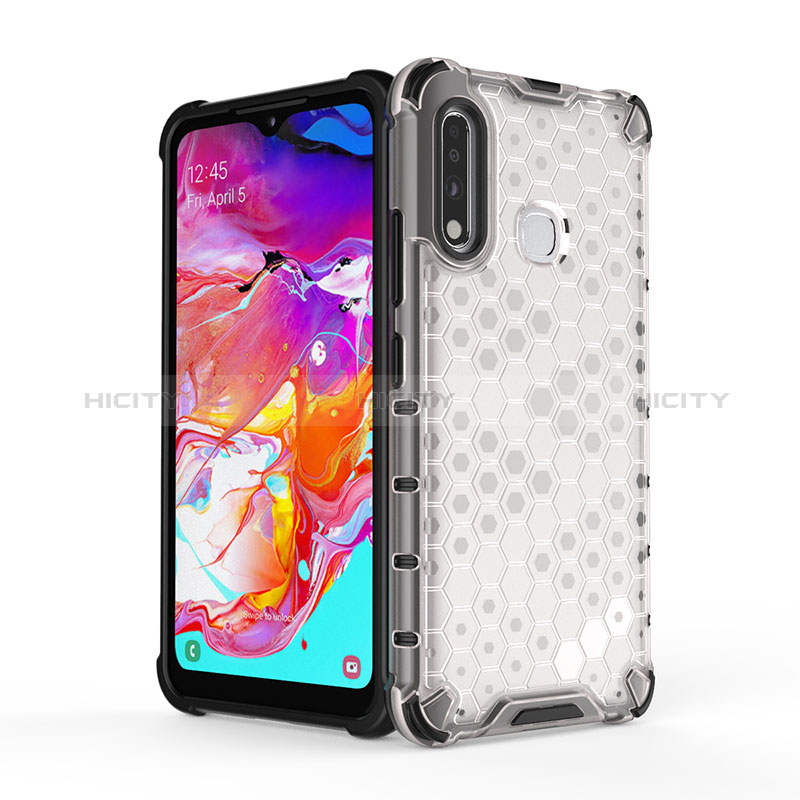 Custodia Silicone Trasparente Laterale 360 Gradi Cover AM1 per Samsung Galaxy A70E