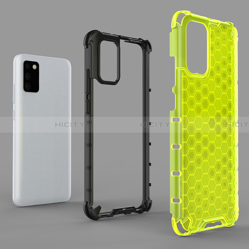 Custodia Silicone Trasparente Laterale 360 Gradi Cover AM1 per Samsung Galaxy F02S SM-E025F