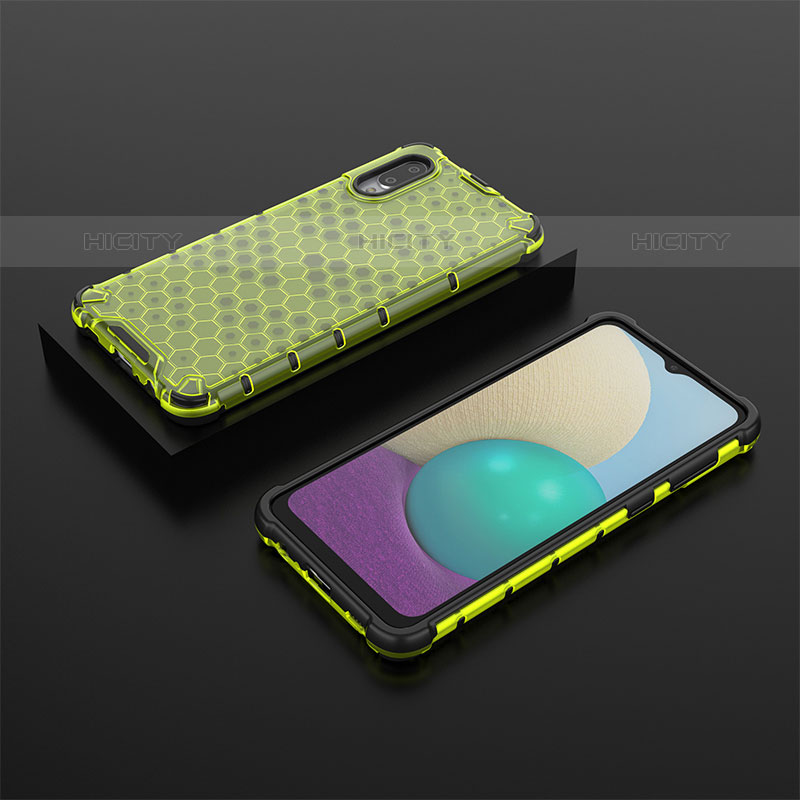 Custodia Silicone Trasparente Laterale 360 Gradi Cover AM1 per Samsung Galaxy M02