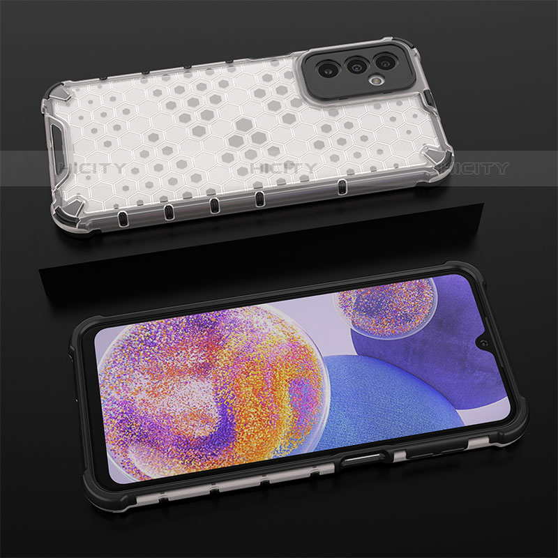 Custodia Silicone Trasparente Laterale 360 Gradi Cover AM1 per Samsung Galaxy M23 5G