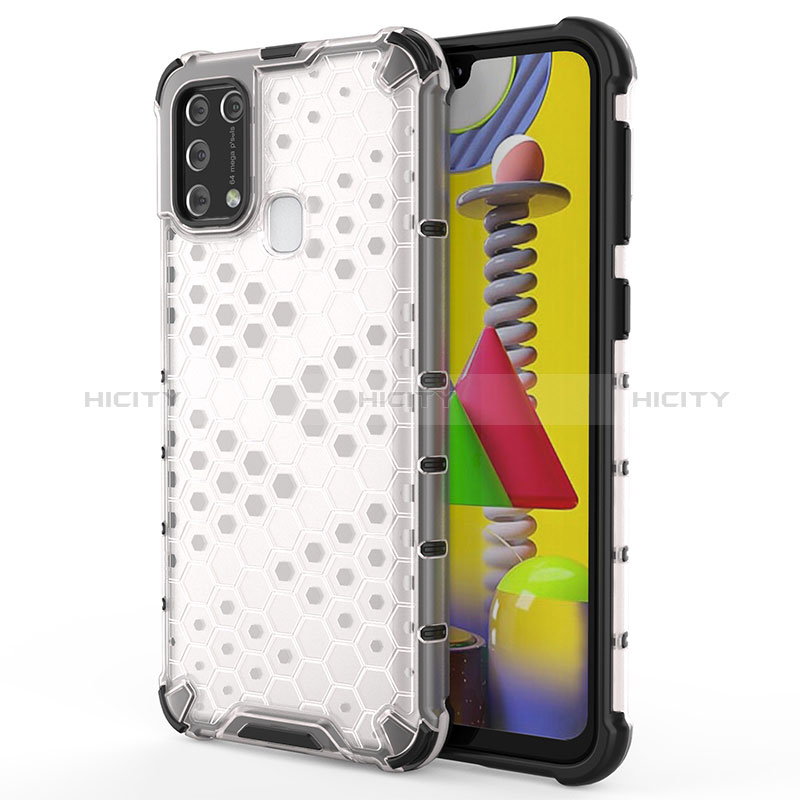 Custodia Silicone Trasparente Laterale 360 Gradi Cover AM1 per Samsung Galaxy M31 Prime Edition