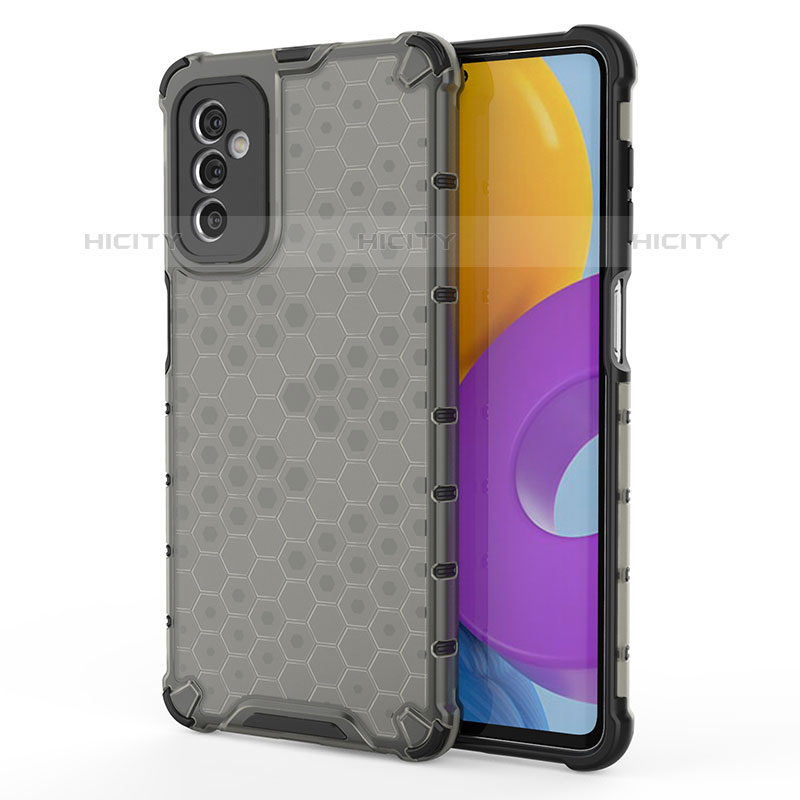 Custodia Silicone Trasparente Laterale 360 Gradi Cover AM1 per Samsung Galaxy M52 5G Nero