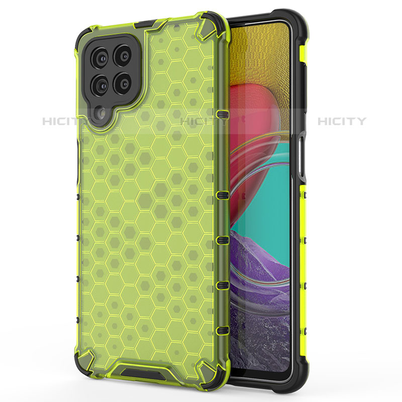 Custodia Silicone Trasparente Laterale 360 Gradi Cover AM1 per Samsung Galaxy M53 5G Verde