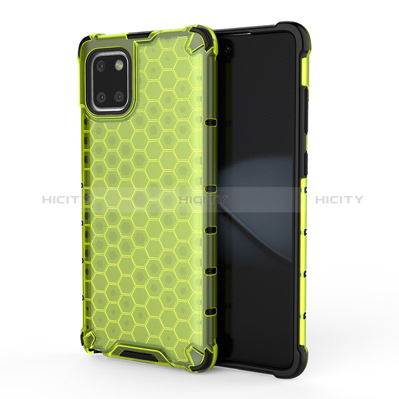 Custodia Silicone Trasparente Laterale 360 Gradi Cover AM1 per Samsung Galaxy M60s Verde