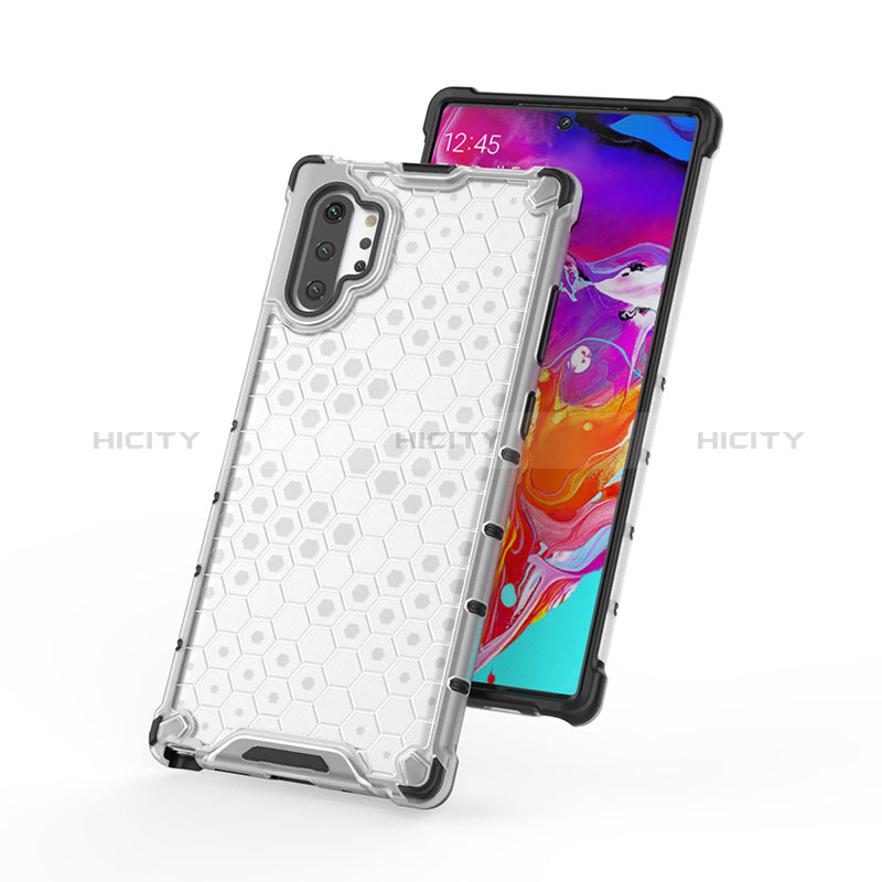 Custodia Silicone Trasparente Laterale 360 Gradi Cover AM1 per Samsung Galaxy Note 10 Plus 5G