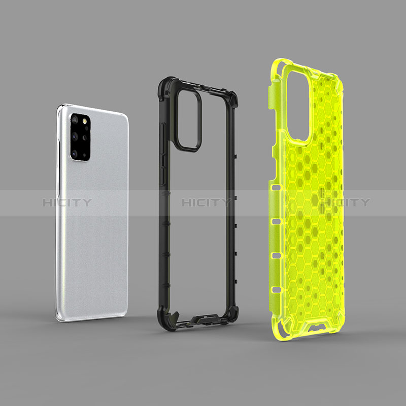 Custodia Silicone Trasparente Laterale 360 Gradi Cover AM1 per Samsung Galaxy S20 Plus