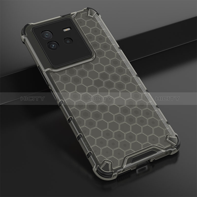 Custodia Silicone Trasparente Laterale 360 Gradi Cover AM1 per Vivo iQOO Neo6 SE 5G Nero