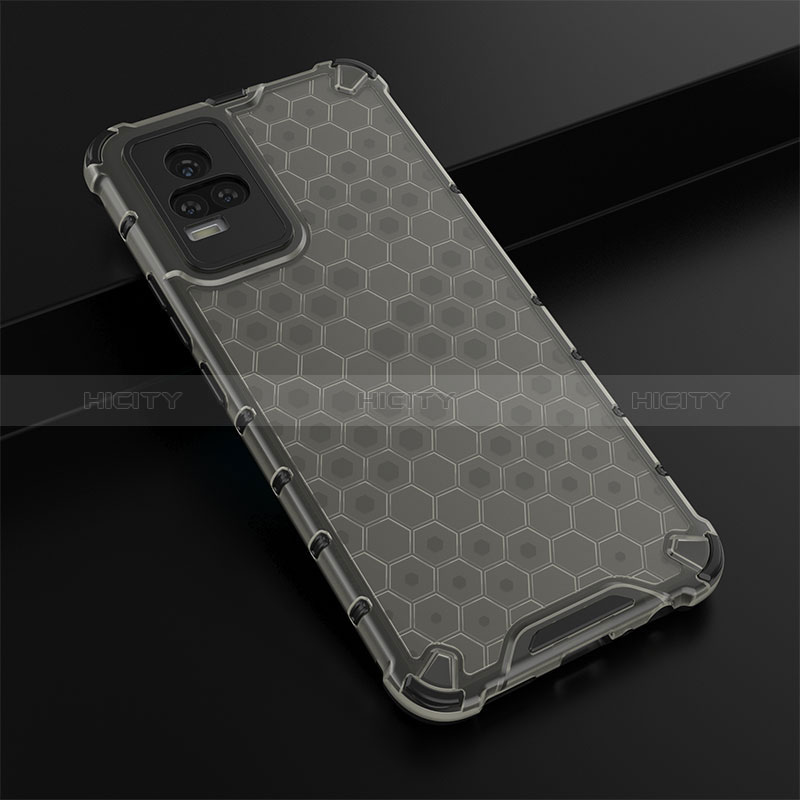 Custodia Silicone Trasparente Laterale 360 Gradi Cover AM1 per Vivo V21e 4G