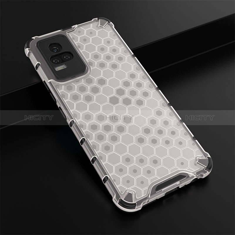 Custodia Silicone Trasparente Laterale 360 Gradi Cover AM1 per Vivo V21e 4G