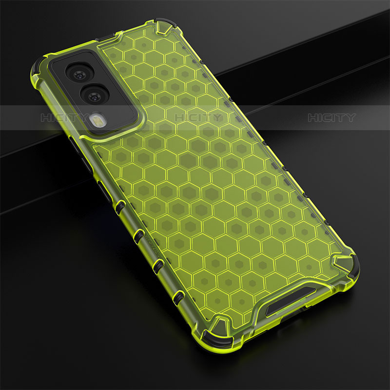 Custodia Silicone Trasparente Laterale 360 Gradi Cover AM1 per Vivo V21e 5G