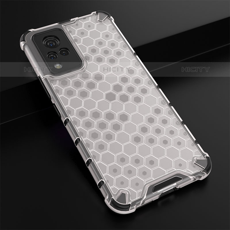 Custodia Silicone Trasparente Laterale 360 Gradi Cover AM1 per Vivo V21s 5G