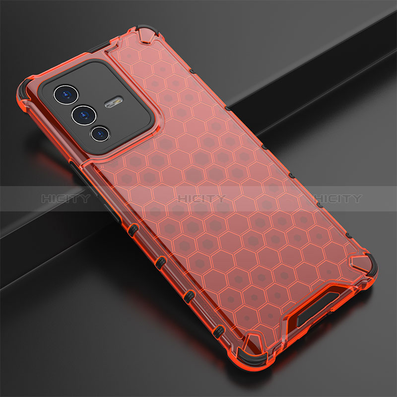 Custodia Silicone Trasparente Laterale 360 Gradi Cover AM1 per Vivo V23 Pro 5G