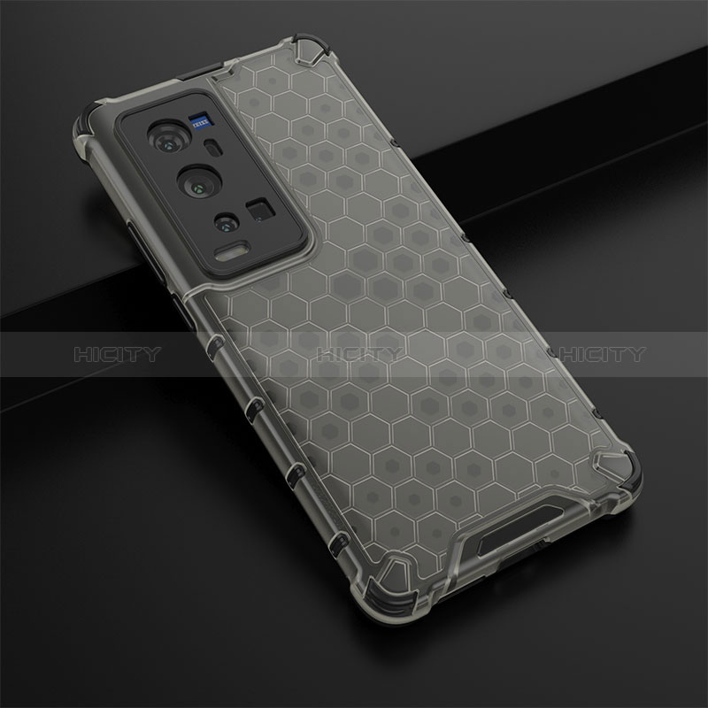 Custodia Silicone Trasparente Laterale 360 Gradi Cover AM1 per Vivo X60 Pro+ Plus 5G