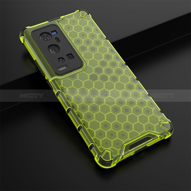 Custodia Silicone Trasparente Laterale 360 Gradi Cover AM1 per Vivo X60 Pro+ Plus 5G