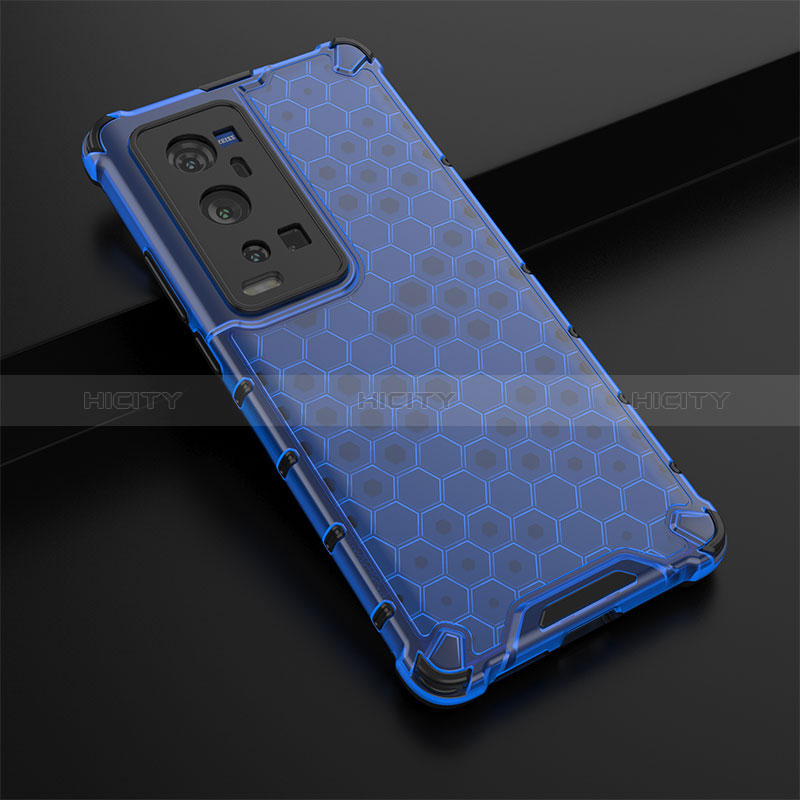 Custodia Silicone Trasparente Laterale 360 Gradi Cover AM1 per Vivo X60 Pro+ Plus 5G