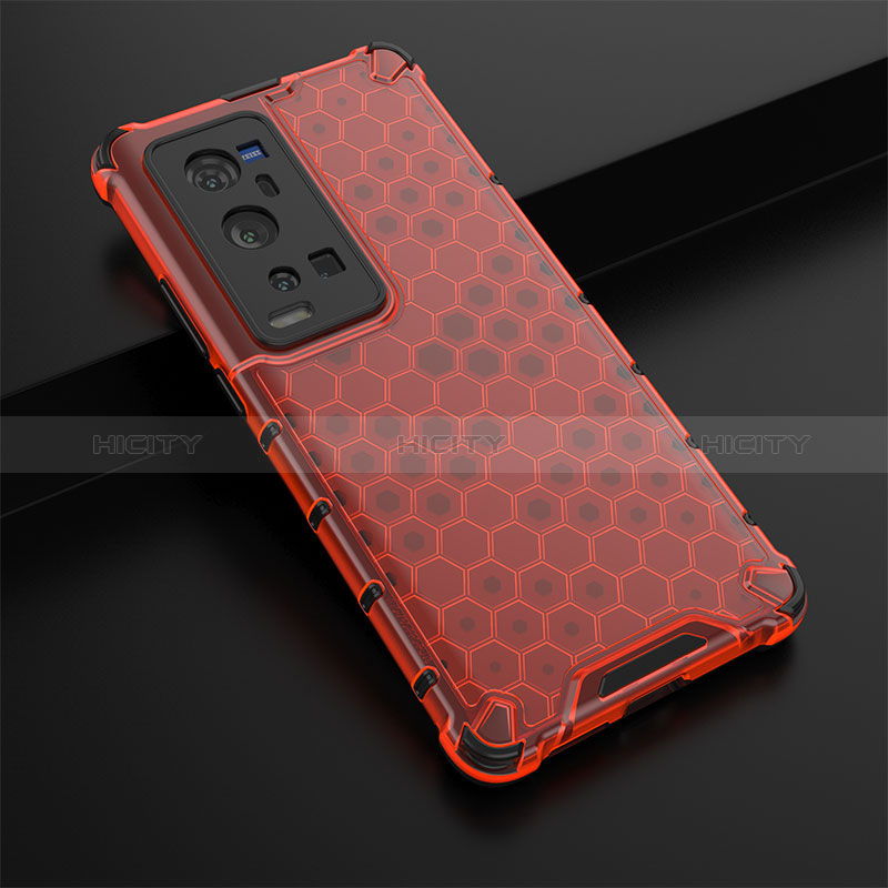 Custodia Silicone Trasparente Laterale 360 Gradi Cover AM1 per Vivo X60 Pro+ Plus 5G