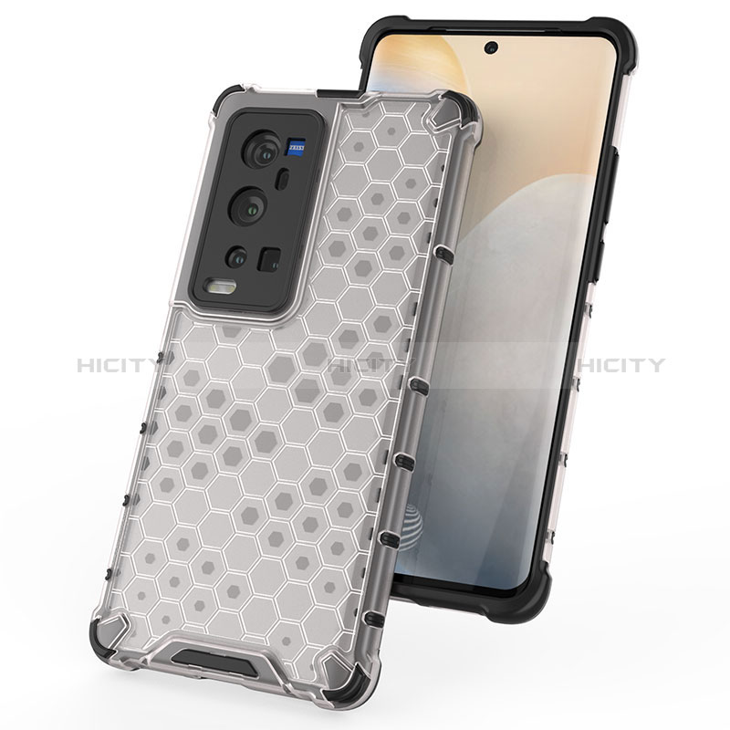 Custodia Silicone Trasparente Laterale 360 Gradi Cover AM1 per Vivo X60 Pro+ Plus 5G