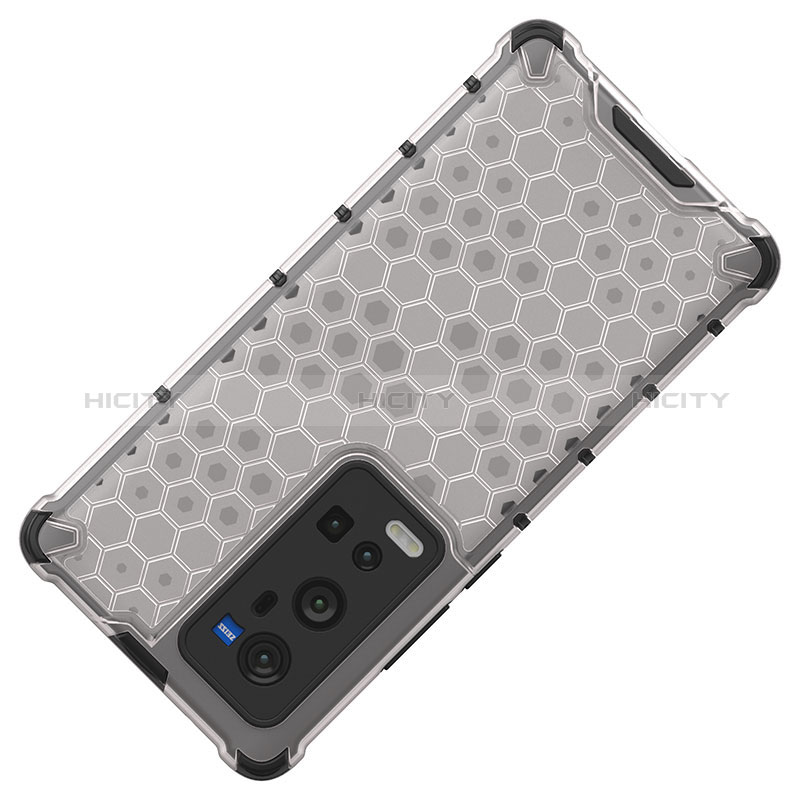 Custodia Silicone Trasparente Laterale 360 Gradi Cover AM1 per Vivo X60 Pro+ Plus 5G