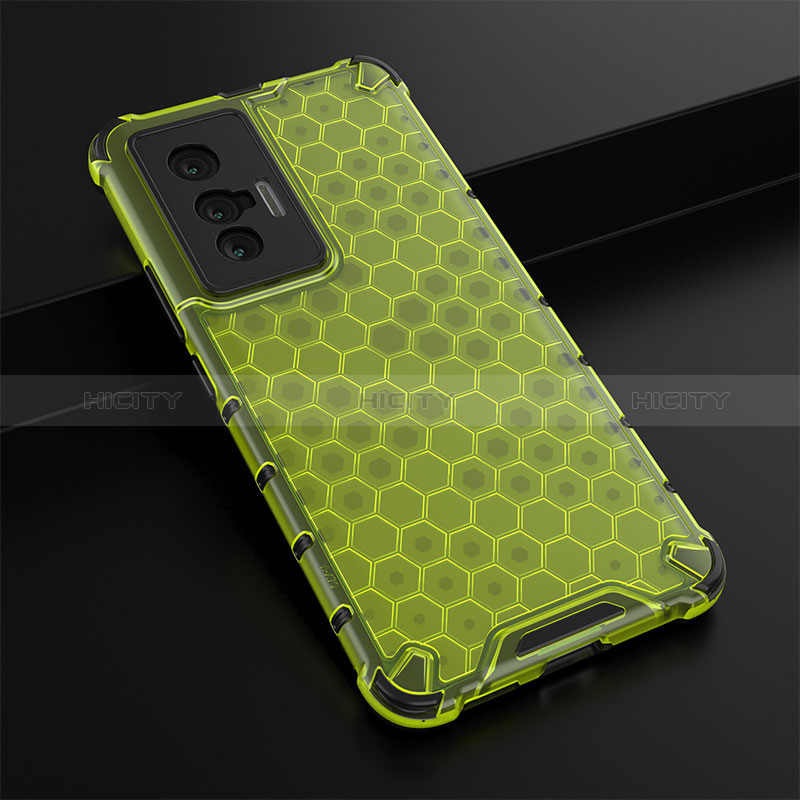 Custodia Silicone Trasparente Laterale 360 Gradi Cover AM1 per Vivo X70 5G