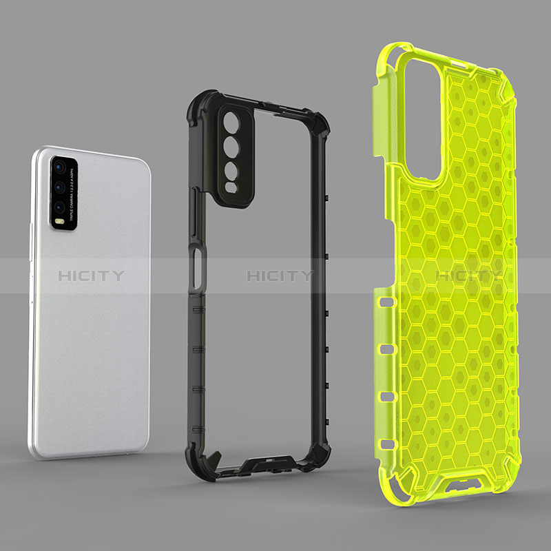 Custodia Silicone Trasparente Laterale 360 Gradi Cover AM1 per Vivo Y12s (2021)