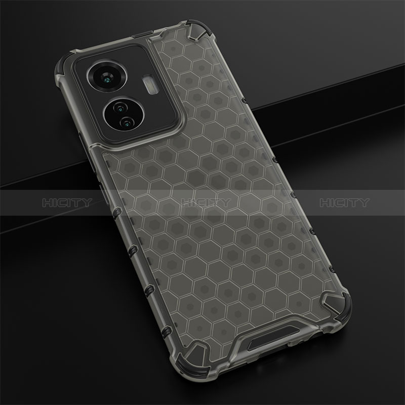 Custodia Silicone Trasparente Laterale 360 Gradi Cover AM1 per Vivo Y55 4G Nero