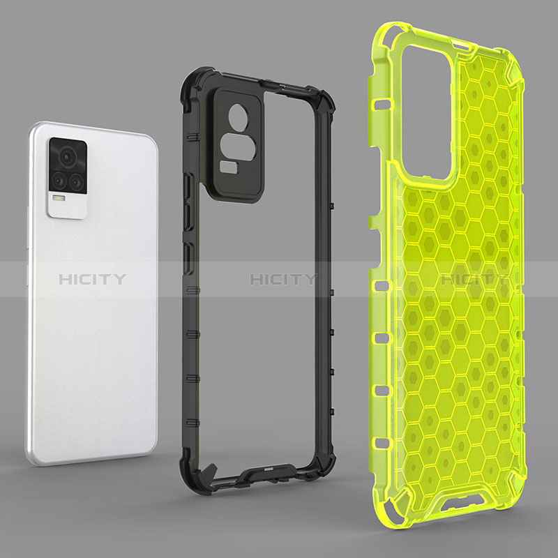 Custodia Silicone Trasparente Laterale 360 Gradi Cover AM1 per Vivo Y73 (2021)