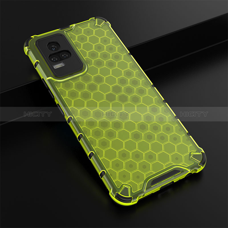 Custodia Silicone Trasparente Laterale 360 Gradi Cover AM1 per Vivo Y73 (2021) Verde