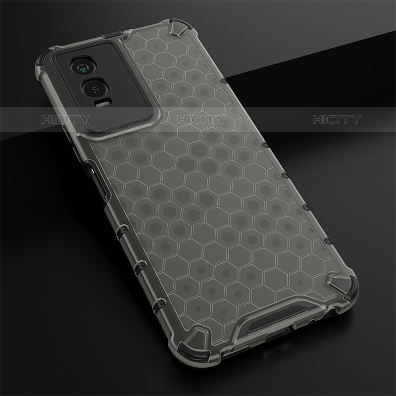 Custodia Silicone Trasparente Laterale 360 Gradi Cover AM1 per Vivo Y74s 5G