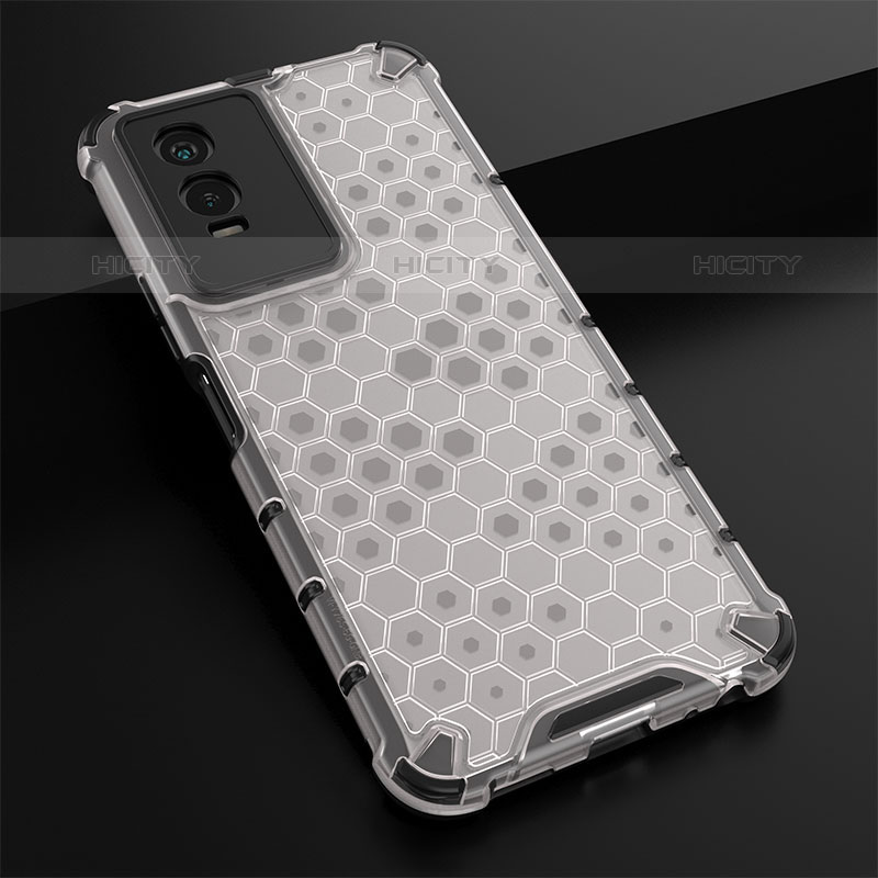 Custodia Silicone Trasparente Laterale 360 Gradi Cover AM1 per Vivo Y74s 5G