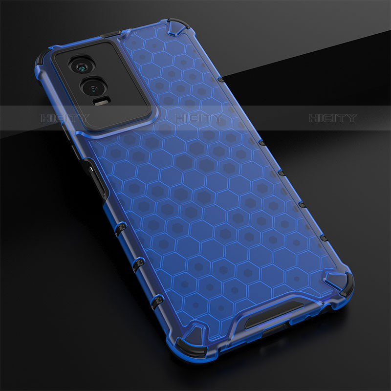 Custodia Silicone Trasparente Laterale 360 Gradi Cover AM1 per Vivo Y74s 5G