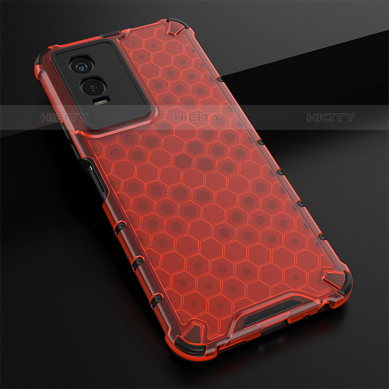 Custodia Silicone Trasparente Laterale 360 Gradi Cover AM1 per Vivo Y74s 5G