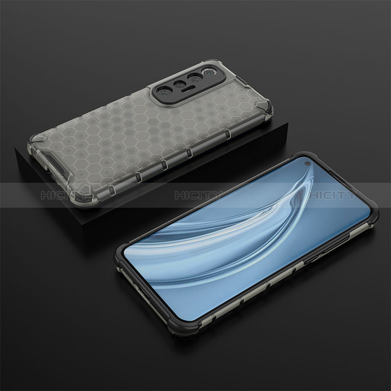 Custodia Silicone Trasparente Laterale 360 Gradi Cover AM1 per Xiaomi Mi 10S 5G Nero