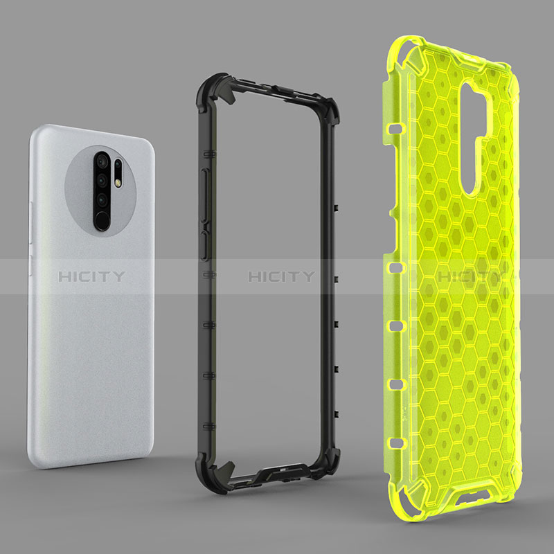 Custodia Silicone Trasparente Laterale 360 Gradi Cover AM1 per Xiaomi Poco M2