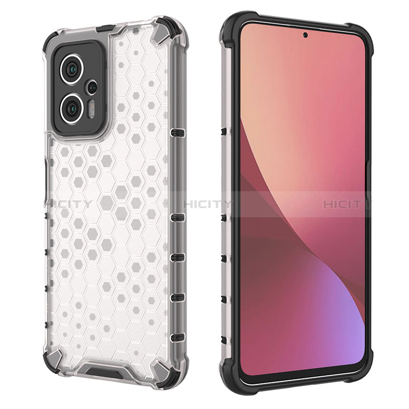 Custodia Silicone Trasparente Laterale 360 Gradi Cover AM1 per Xiaomi Poco X4 GT 5G