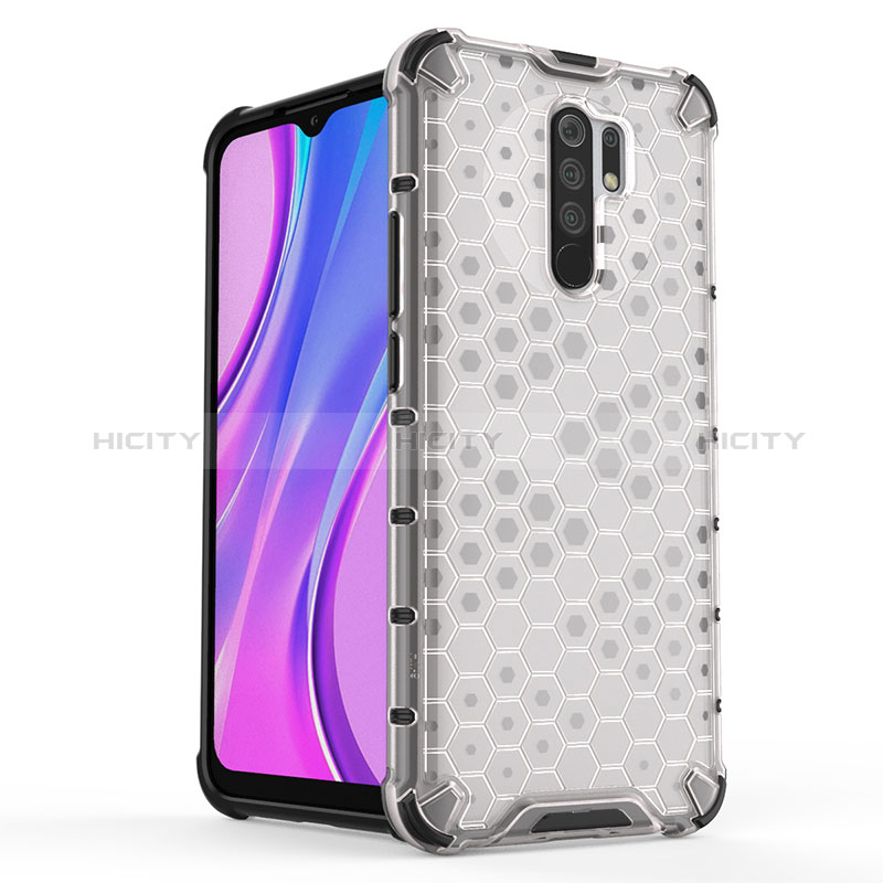 Custodia Silicone Trasparente Laterale 360 Gradi Cover AM1 per Xiaomi Redmi 9