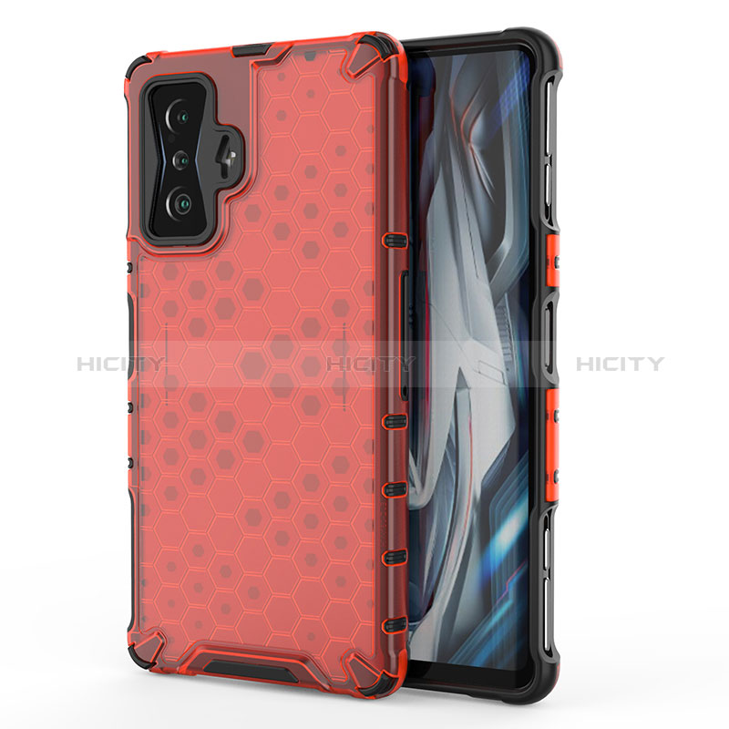 Custodia Silicone Trasparente Laterale 360 Gradi Cover AM1 per Xiaomi Redmi K50 Gaming 5G