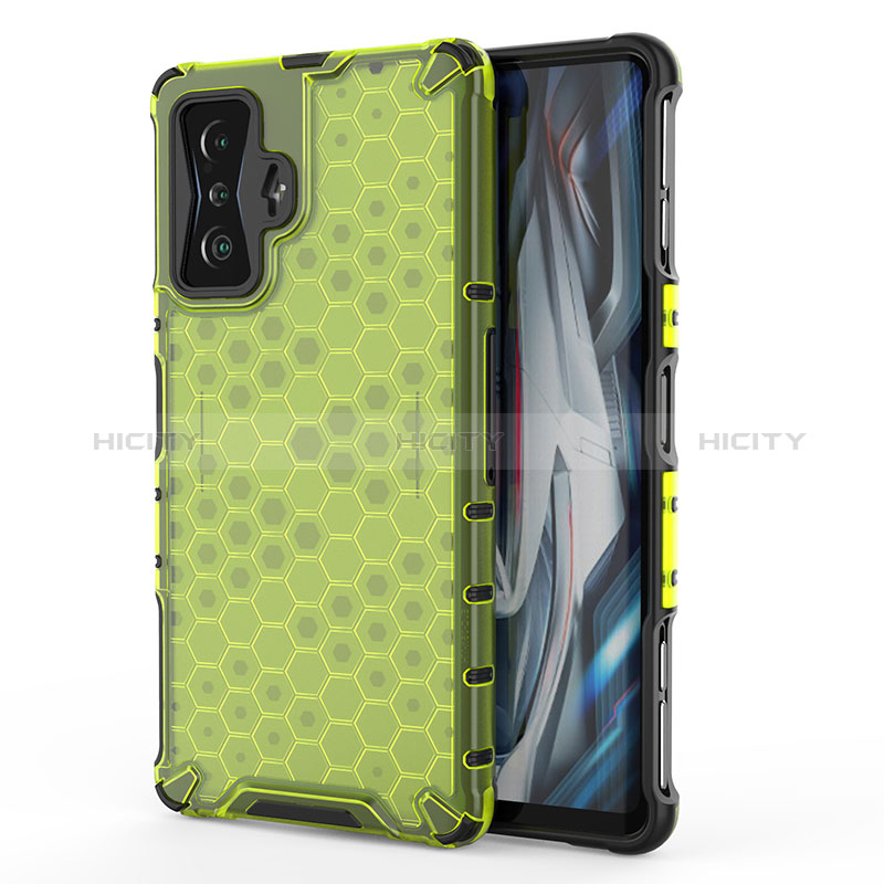 Custodia Silicone Trasparente Laterale 360 Gradi Cover AM1 per Xiaomi Redmi K50 Gaming AMG F1 5G