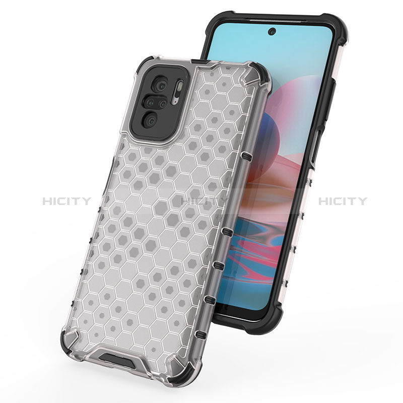 Custodia Silicone Trasparente Laterale 360 Gradi Cover AM1 per Xiaomi Redmi Note 10 4G