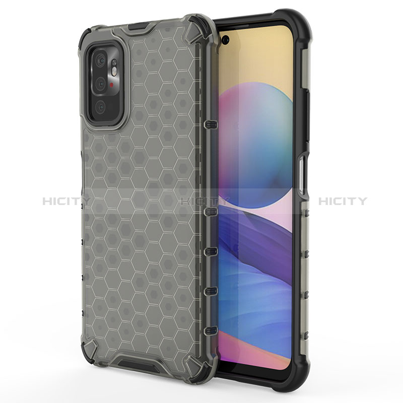 Custodia Silicone Trasparente Laterale 360 Gradi Cover AM1 per Xiaomi Redmi Note 10 5G Nero