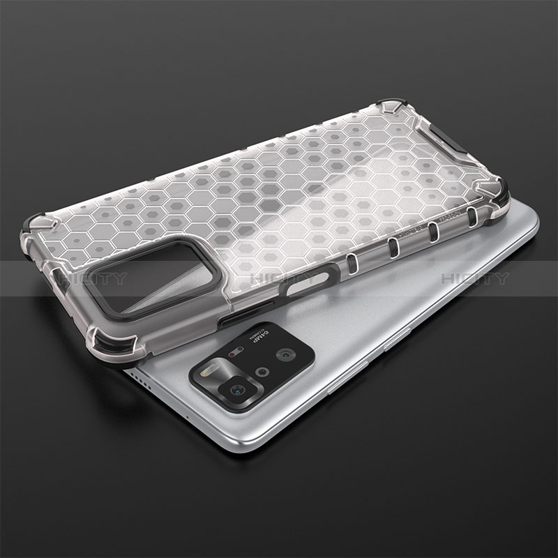 Custodia Silicone Trasparente Laterale 360 Gradi Cover AM1 per Xiaomi Redmi Note 10 Pro 5G